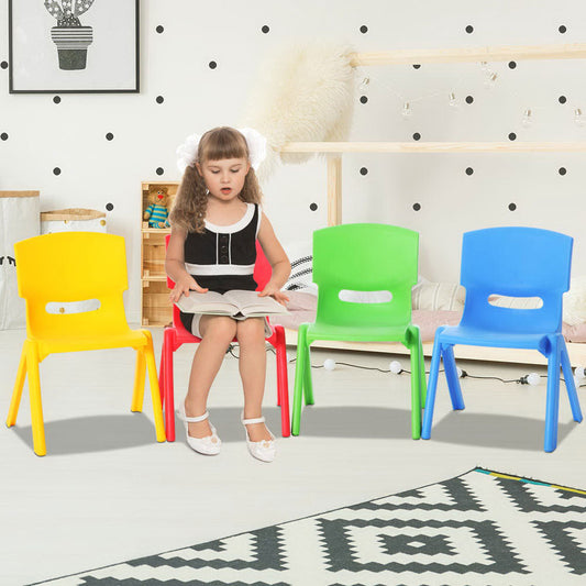 Keezi Kids Chairs Set Plastic Set of 4 Activity Study Chair 50KG-0